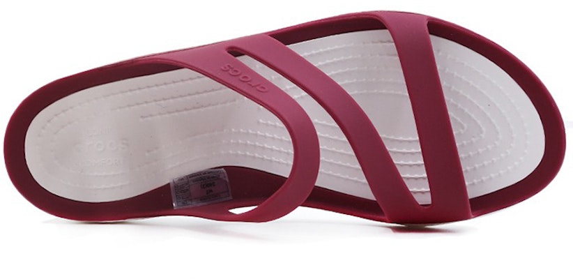 (Women) Crocs Swiftwater Sandal 'Pomegranate' 203998-6D7 Shop (Women) Crocs Swiftwater Sandal 'Pomegranate' 203998-6D7