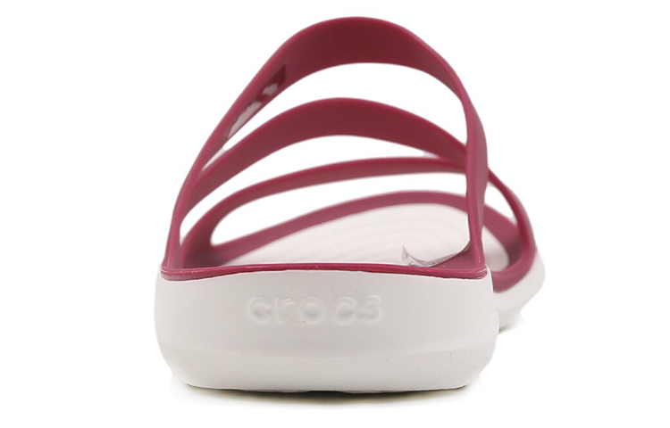 Purchase (Women) Crocs Swiftwater Sandal 'Pomegranate' 203998-6D7