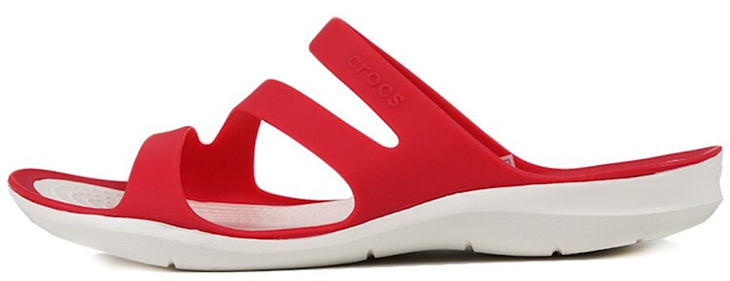 (Women) Crocs Swiftwater Sandal 'Red' 203998-6EW Buy (Women) Crocs Swiftwater Sandal 'Red' 203998-6EW