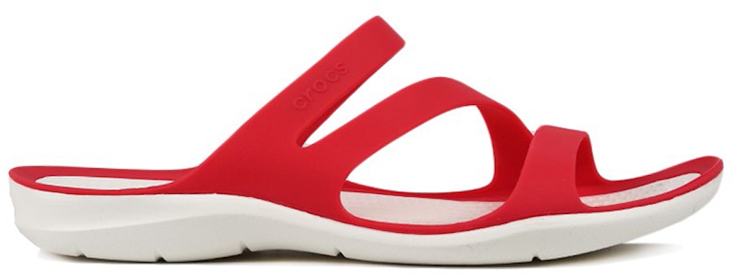 (Women) Crocs Swiftwater Sandal 'Red' 203998-6EW Order (Women) Crocs Swiftwater Sandal 'Red' 203998-6EW