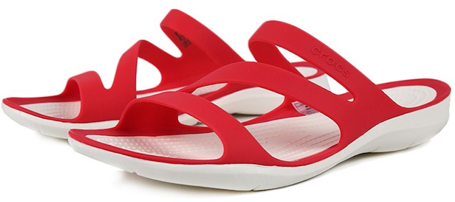 (Women) Crocs Swiftwater Sandal 'Red' 203998-6EW Lookbook (Women) Crocs Swiftwater Sandal 'Red' 203998-6EW