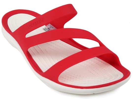 (Women) Crocs Swiftwater Sandal 'Red' 203998-6EW Shop (Women) Crocs Swiftwater Sandal 'Red' 203998-6EW