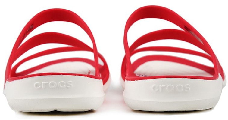 (Women) Crocs Swiftwater Sandal 'Red' 203998-6EW Details for (Women) Crocs Swiftwater Sandal 'Red' 203998-6EW
