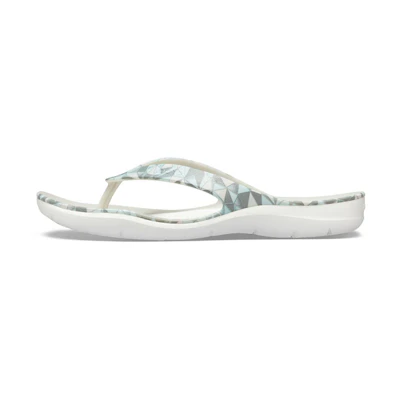 (W) Crocs Swiftwater Sandal 'White Blue'