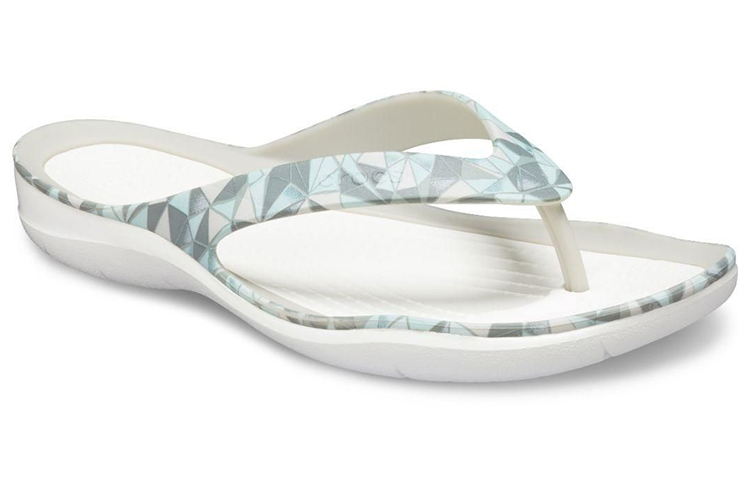 Lookbook (Women) Crocs Swiftwater Sandal 'White Blue' 205877-98U