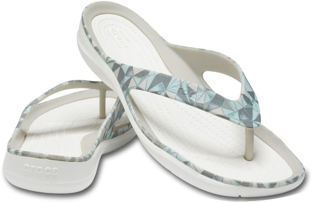 (Women) Crocs Swiftwater Sandal 'White Blue' 205877-98U Shop (Women) Crocs Swiftwater Sandal 'White Blue' 205877-98U