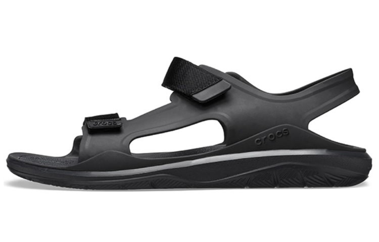 (Women) Crocs Swiftwater Sandals 'Black' 206527-060