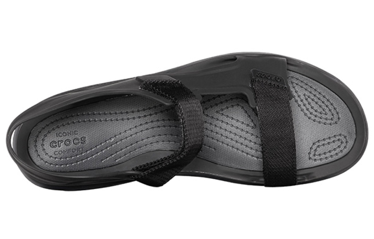 Shop (W) Sandal Crocs Swiftwater 'Hitam' 206527-060