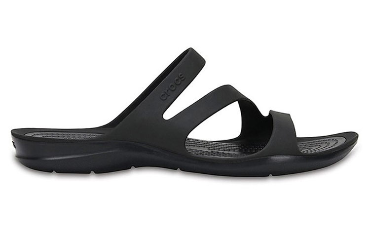 Order (W) Crocs Swiftwater Sandal 'Hitam' 203998-060