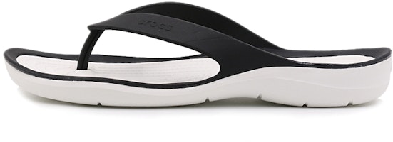 (Women) Crocs Swiftwater Sports slippers 'Black White' 204974-066 (Women) Crocs Swiftwater Sports slippers 'Black White' 204974-066