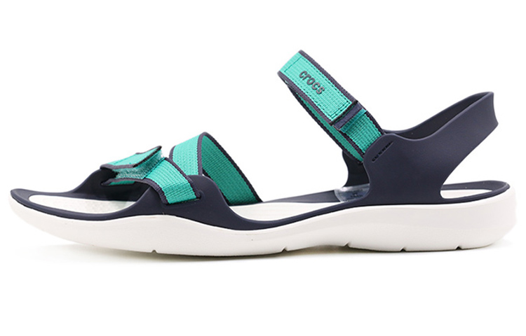 (Women) Crocs Swiftwater Webbing 'Deep Lake Blue' 204804-3N9