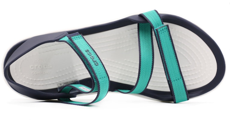 (W) Crocs Swiftwater Webbing 'Deep Lake Blue' - Biru Tasik Dalam 204804-3N9 Shop (W) Crocs Swiftwater Webbing 'Deep Lake Blue' - Biru Tasik Dalam 204804-3N9