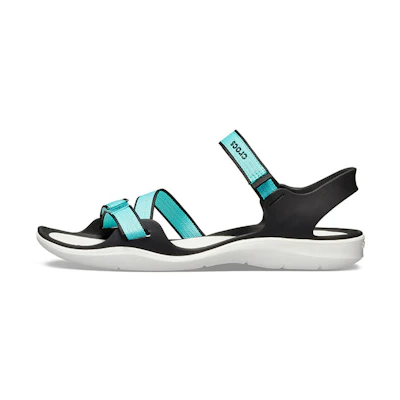 (W) Crocs Swiftwater Webbing 'Light Lake Blue'