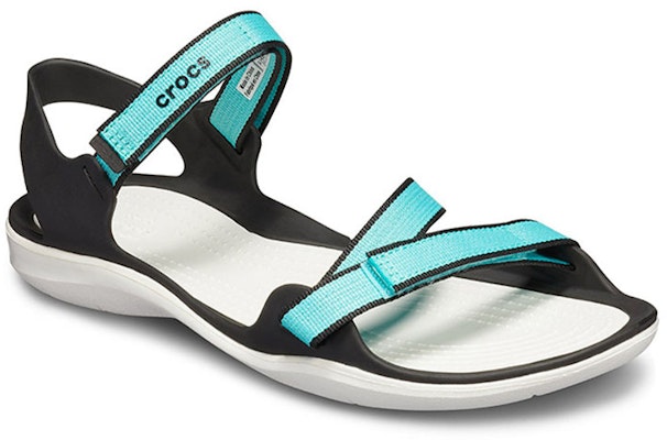 Crocs Swifwater Webbing 激浪織帶 潮流休閒涼鞋 女款 淺湖藍 Lookbook Crocs Swifwater Webbing 激浪織帶 潮流休閒涼鞋 女款 淺湖藍