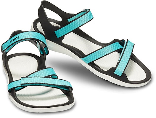 Crocs Swifwater Webbing 激浪織帶 潮流休閒涼鞋 女款 淺湖藍 Shop Crocs Swifwater Webbing 激浪織帶 潮流休閒涼鞋 女款 淺湖藍