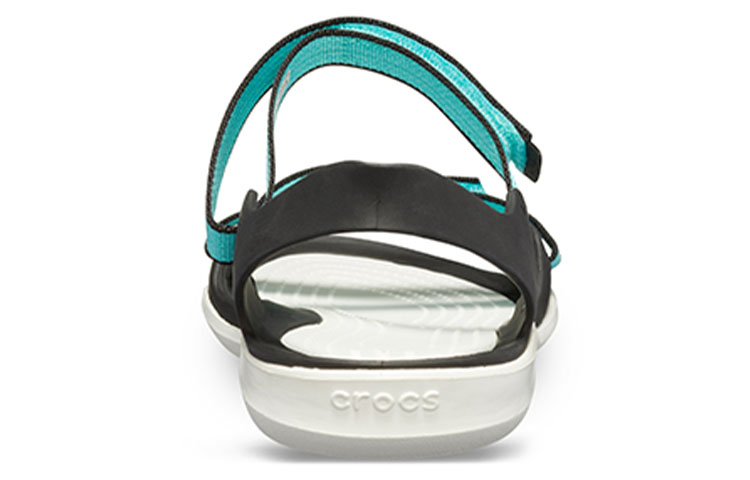 Details for Crocs Swifwater Webbing 激浪織帶 潮流休閒涼鞋 女款 淺湖藍