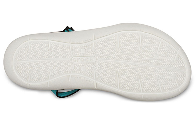 Sizing Crocs Swifwater Webbing 激浪織帶 潮流休閒涼鞋 女款 淺湖藍