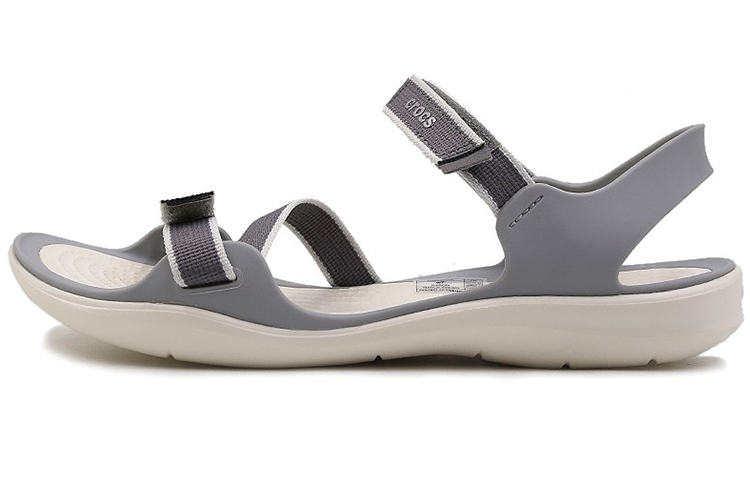 (Women) Crocs Swiftwater Webbing 'Smoke Grey' 204804-0CT
