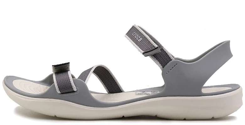 Crocs Swifwater Webbing 激浪編織 潮流休閒涼鞋 女款 煙灰 Buy Crocs Swifwater Webbing 激浪編織 潮流休閒涼鞋 女款 煙灰