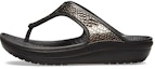 Buy (Women) Crocs Thick Sole Black Copper Flip-Flops 205604-0FG