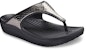 (Women) Crocs Thick Sole Black Copper Flip-Flops 205604-0FG