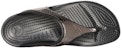 (Women) Crocs Thick Sole Black Copper Flip-Flops 205604-0FG