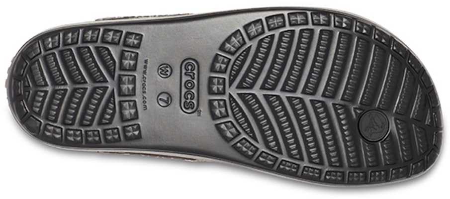(Women) Crocs Thick Sole Black Copper Flip-Flops 205604-0FG Details for (Women) Crocs Thick Sole Black Copper Flip-Flops 205604-0FG
