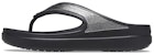 (Women) Crocs Thick Sole Black Slippers 206919-001