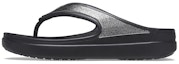 Buy (Women) Crocs Thick Sole Black Slippers 206919-001