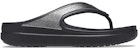 (Women) Crocs Thick Sole Black Slippers 206919-001