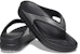 (Women) Crocs Thick Sole Black Slippers 206919-001