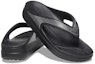 Shop (Women) Crocs Thick Sole Black Slippers 206919-001