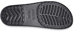Sizing (Women) Crocs Thick Sole Black Slippers 206919-001
