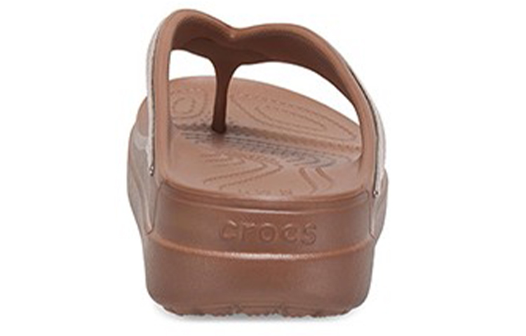 Details for (Women) Crocs Thick Sole Copper Slippers 206919-854