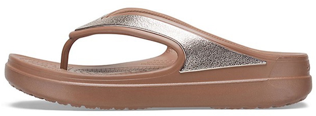 (Women) Crocs Thick Sole Copper Slippers 206919-854 Buy (Women) Crocs Thick Sole Copper Slippers 206919-854