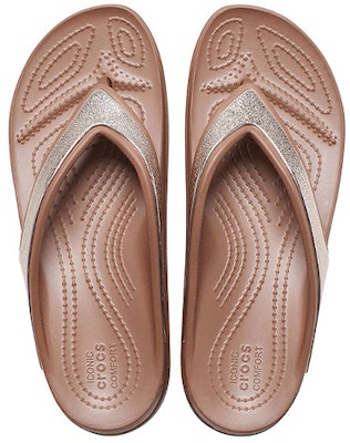 (Women) Crocs Thick Sole Copper Slippers 206919-854 Purchase (Women) Crocs Thick Sole Copper Slippers 206919-854