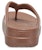 (Women) Crocs Thick Sole Copper Slippers 206919-854