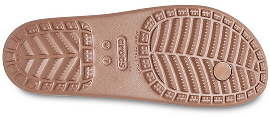 (Women) Crocs Thick Sole Copper Slippers 206919-854 Sizing (Women) Crocs Thick Sole Copper Slippers 206919-854