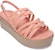 (Women) Crocs Thick Sole Cozy Fashion Sports Pink Sandals 206751-6RL
