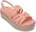 Lookbook (Women) Crocs Thick Sole Cozy Fashion Sports Pink Sandals 206751-6RL