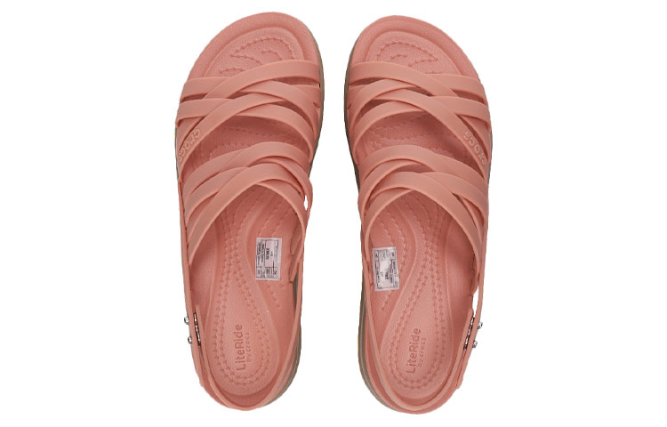 Shop (W) Sandali Sportivi Crocs Rosa con Suola Spessa e Stile Comodo 206751-6RL