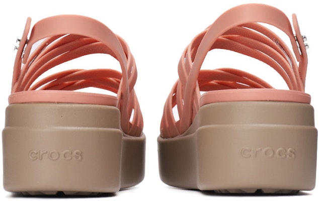 (Women) Crocs Thick Sole Cozy Fashion Sports Pink Sandals 206751-6RL Purchase (Women) Crocs Thick Sole Cozy Fashion Sports Pink Sandals 206751-6RL