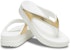 (Women) Crocs Thick Sole White Gold Slippers 'White Gold' 206919-100