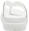 Details for (Women) Crocs Thick Sole White Gold Slippers 'White Gold' 206919-100
