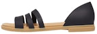 (W) Sandal Rata Crocs Tulum 'Hitam' 206109-00W