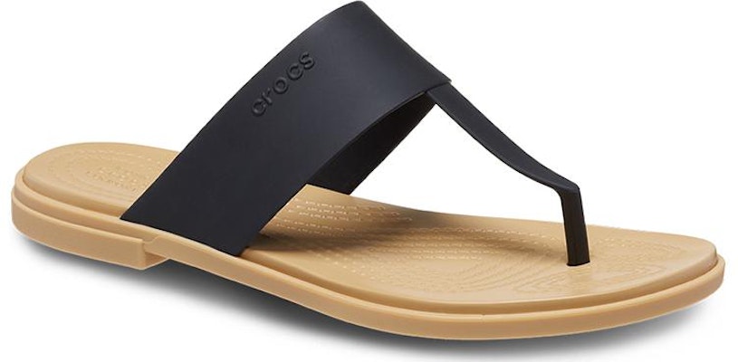 (W) Crocs Tulum Flip 'Hitam' 206752-00W Lookbook (W) Crocs Tulum Flip 'Hitam' 206752-00W