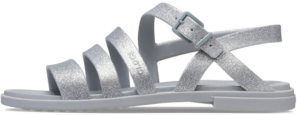 (W) Sandal Crocs Tulum 'Glitter Silver' 206737-0IC Buy (W) Sandal Crocs Tulum 'Glitter Silver' 206737-0IC