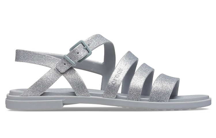 Order (W) Sandal Crocs Tulum 'Glitter Silver' 206737-0IC