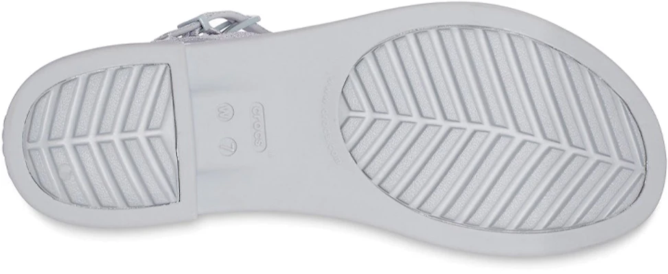 (W) Sandal Crocs Tulum 'Glitter Silver' 206737-0IC Details for (W) Sandal Crocs Tulum 'Glitter Silver' 206737-0IC
