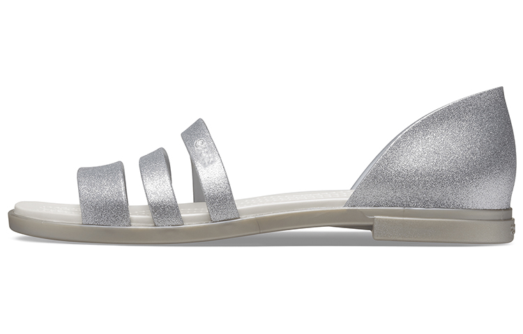 (Women) Crocs Tulum Sandal 'Silver' 206738-040